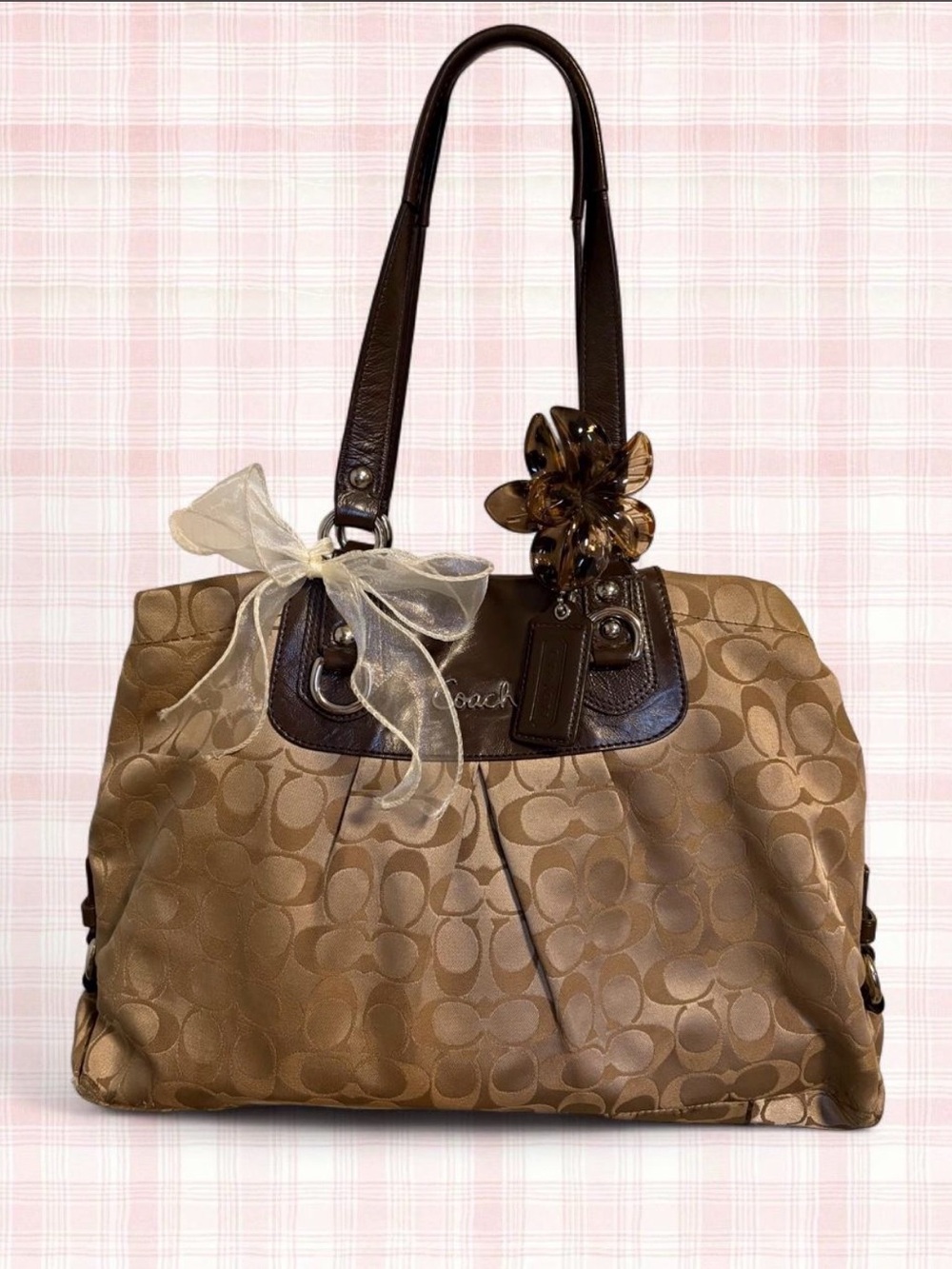 Vintage Coach Ashley Signature / Satchel Bag🤎